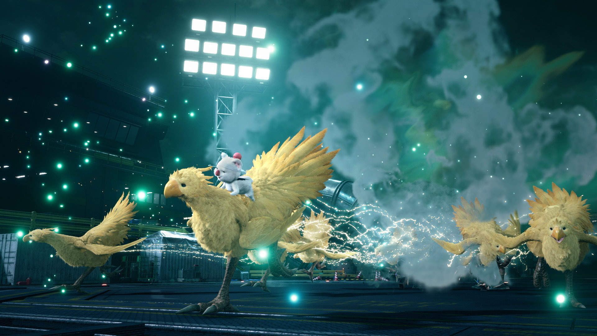 final fantasy 7 remake chocobo and moogle summon stampede