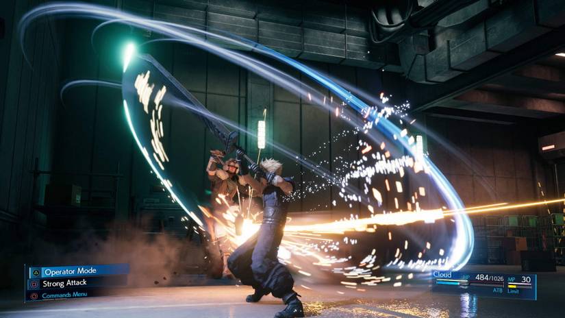 final fantasy 7 remake cloud uppercut attack