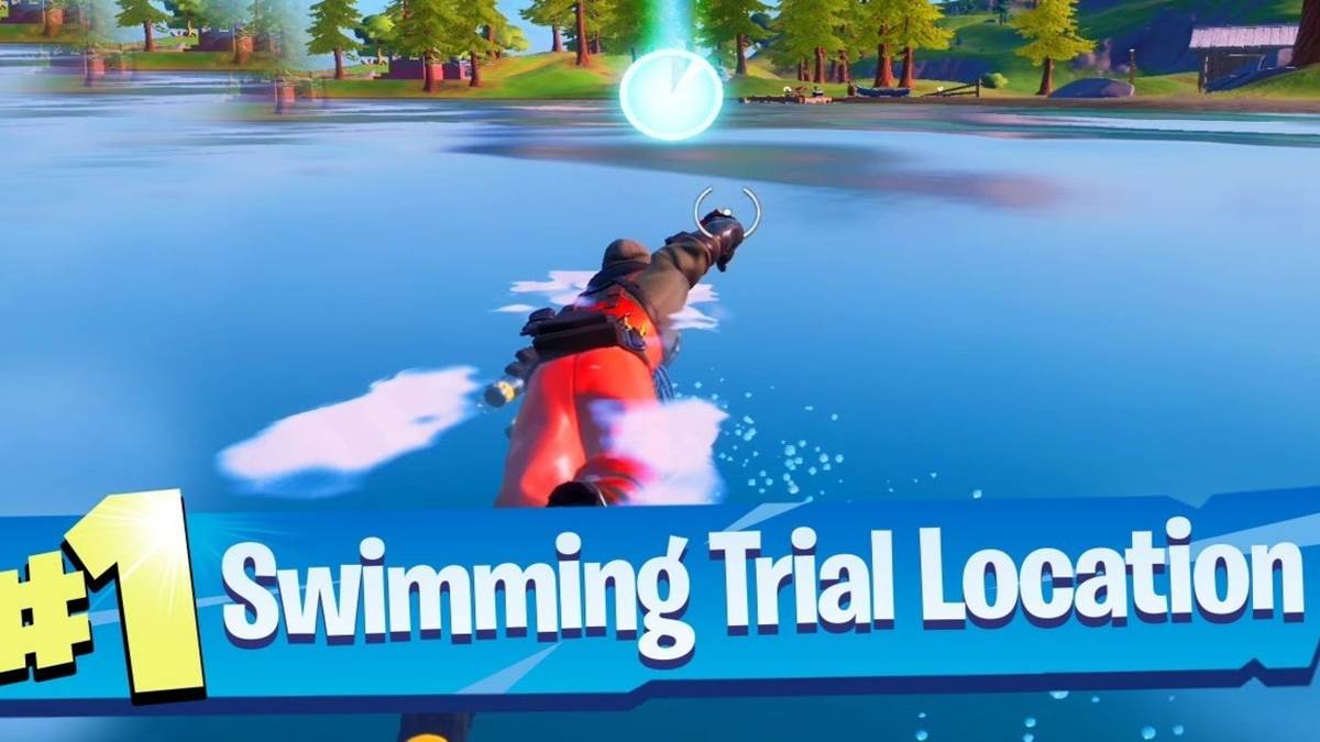 fortnite swimming trial location