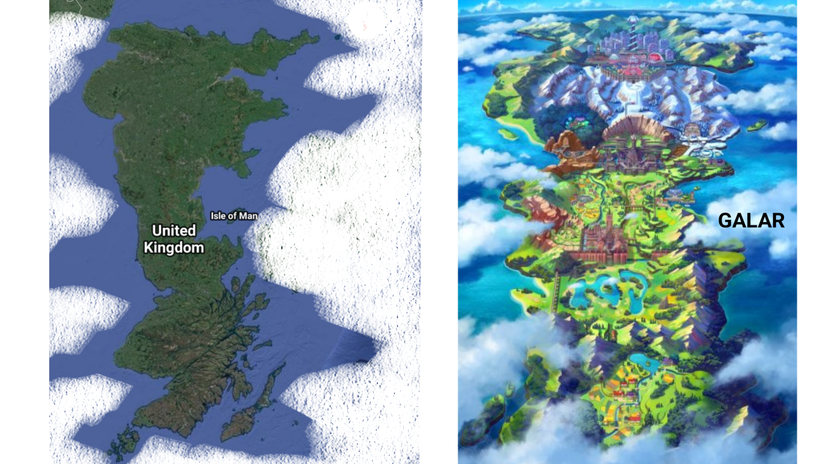 Pokemon galar comparison