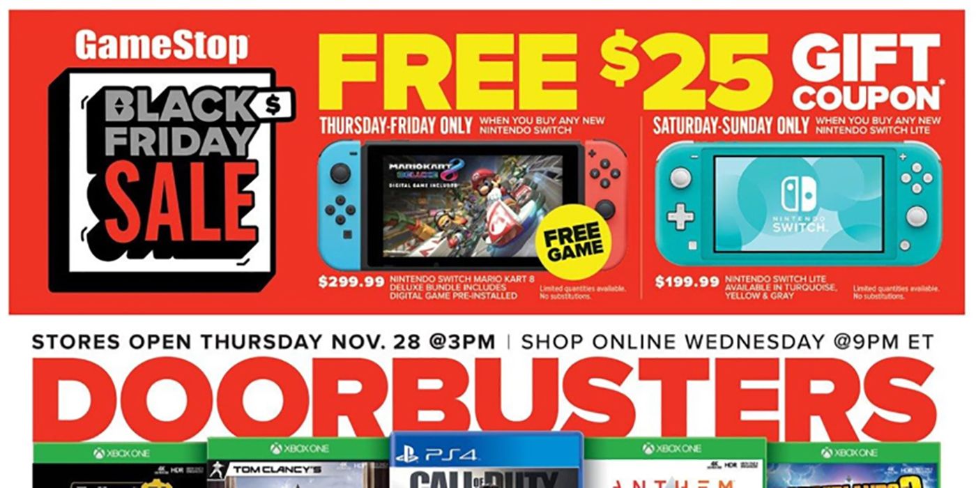 The Best Black Friday Video Game Deals at GameStop