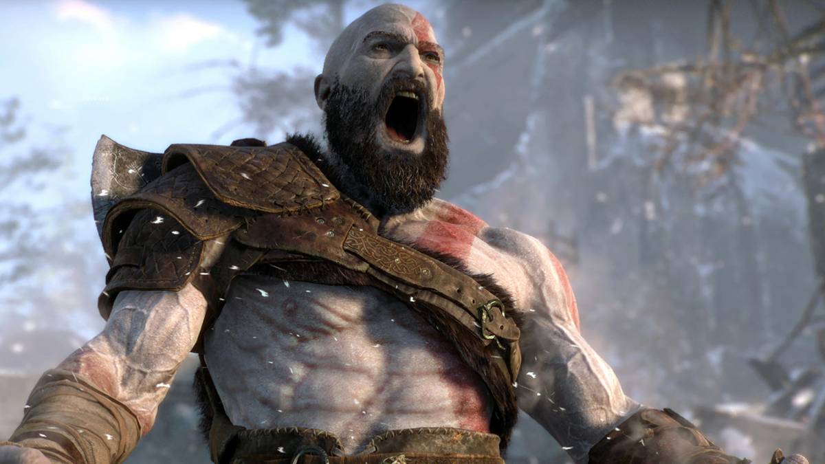 kratos yelling