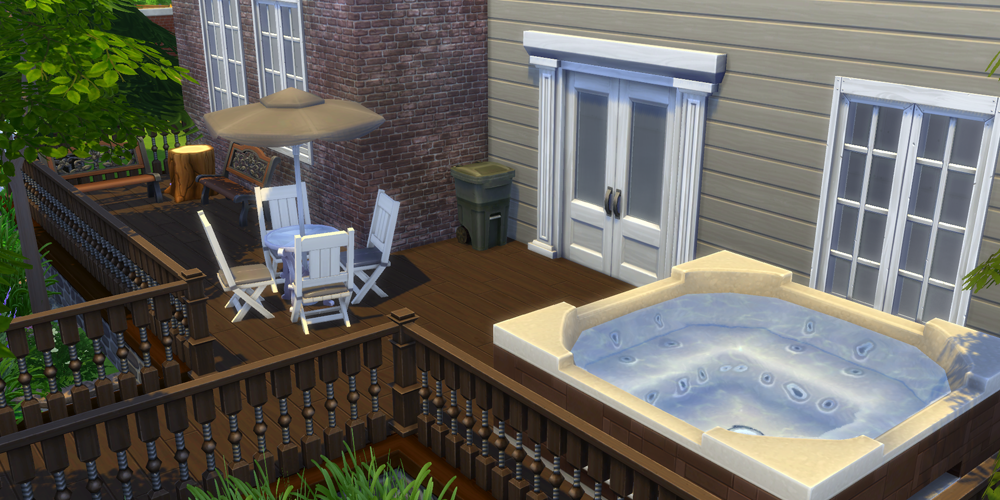 The Sims 4 hot tub