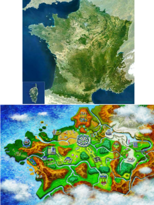 Pokemon Kalos comparison