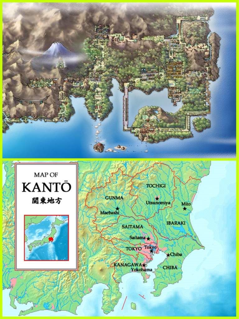 Kanto comparison