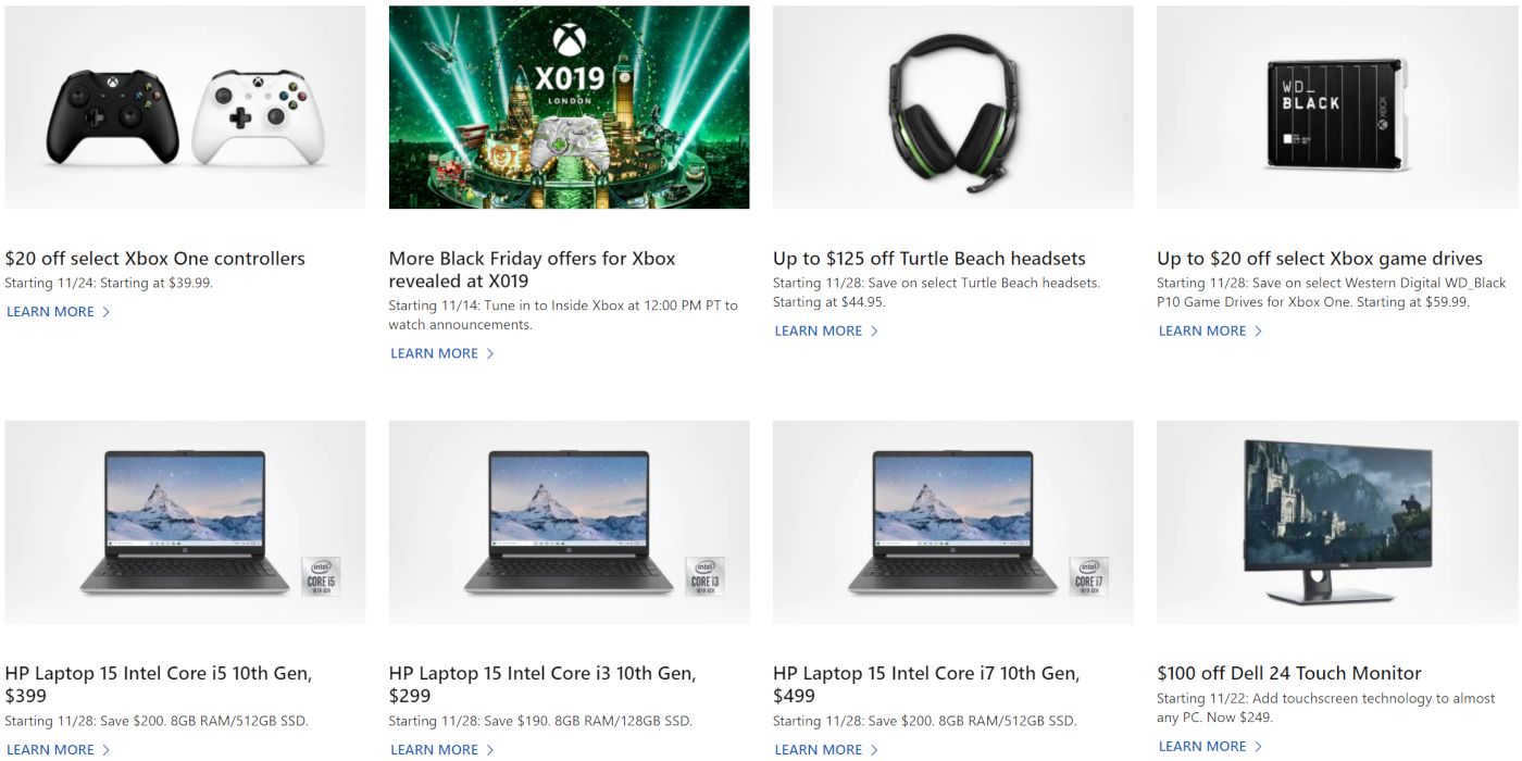 Microsoft Store Black Friday Sneak Peek Reveals Discounts on Laptops