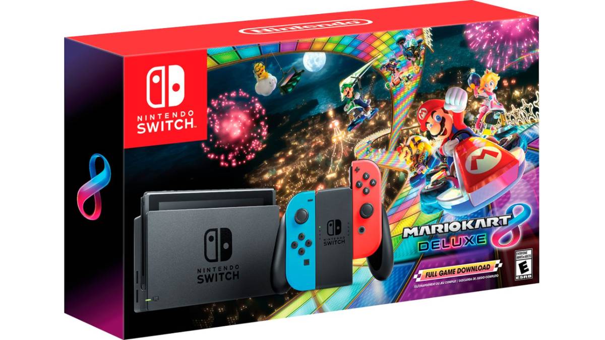 nintendo switch mario kart 8 deluxe bundle