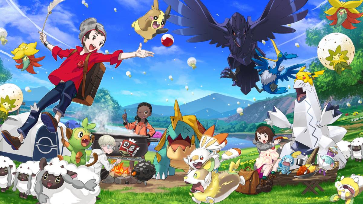pokemon sword shield key art