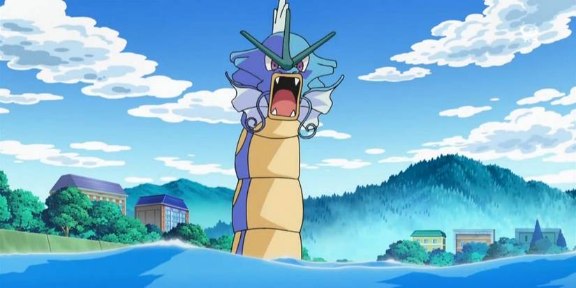 Gyarados in the Pokemon anime.