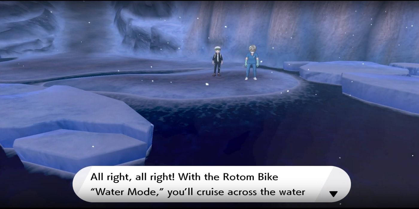 pokemon sword and shield rotom bike upgrade water