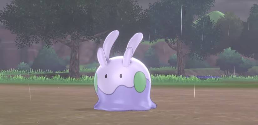 pokemon sword and shield goomy wild area