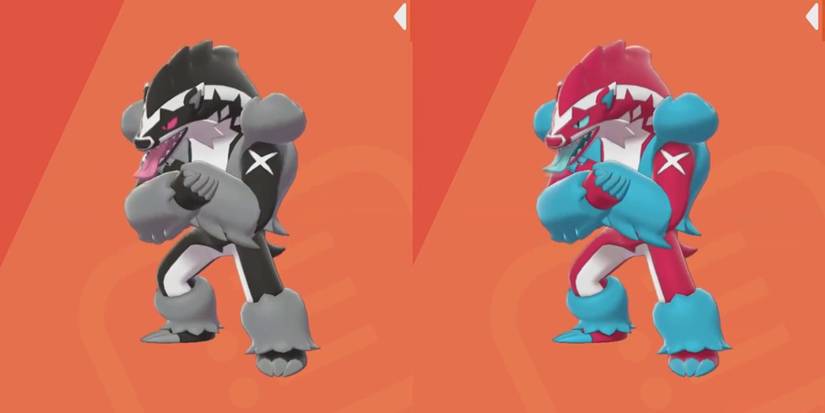 Pokemon Sword and Shield Shiny Obstagoon