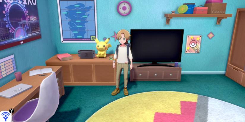 pokemon sword bedroom