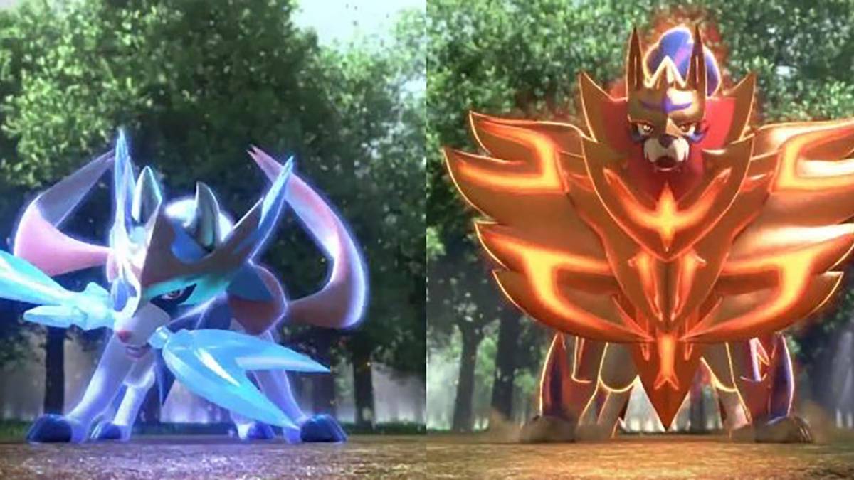 pokemon sword shield zacian zamazenta
