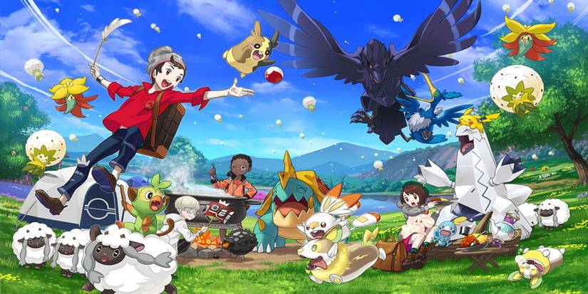 pokemon sword shield key art