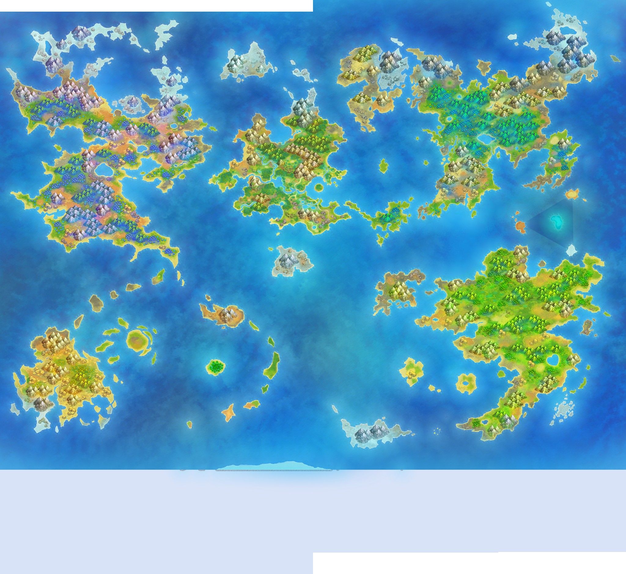Pokemon world map