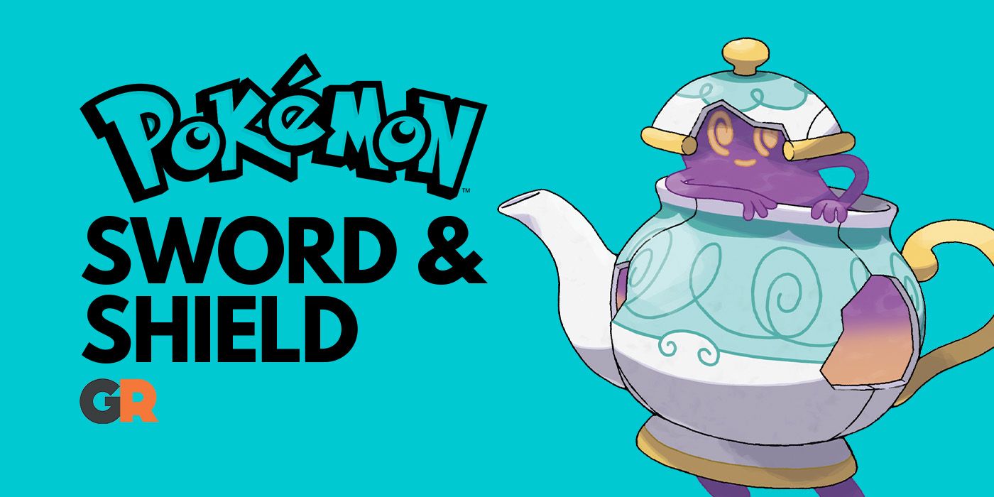 header image with polteageist for pokemon sword and shield