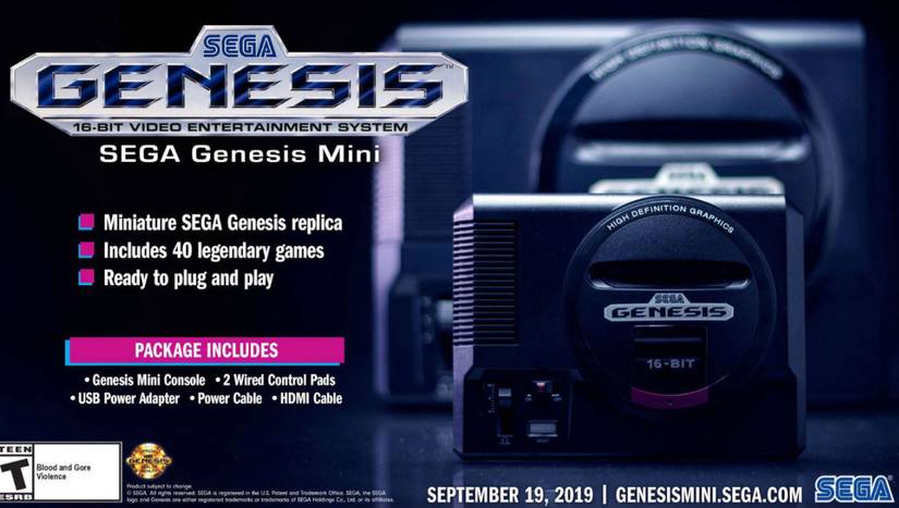 sega genesis mini advertisement