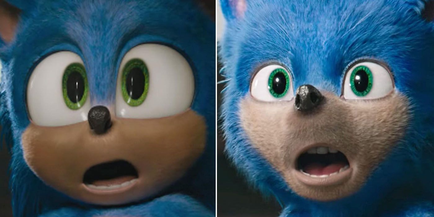 sonic hedgehog comparison movie