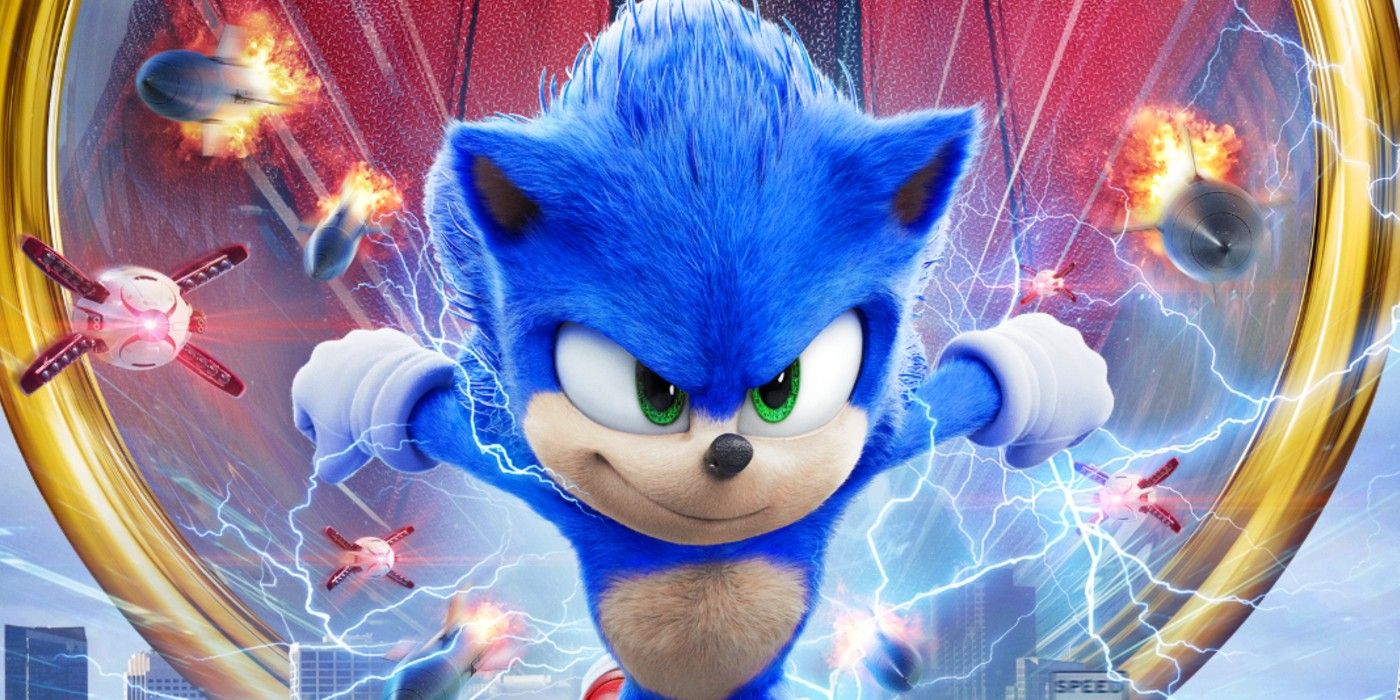 sonic the hedgehog movie new poster closeup