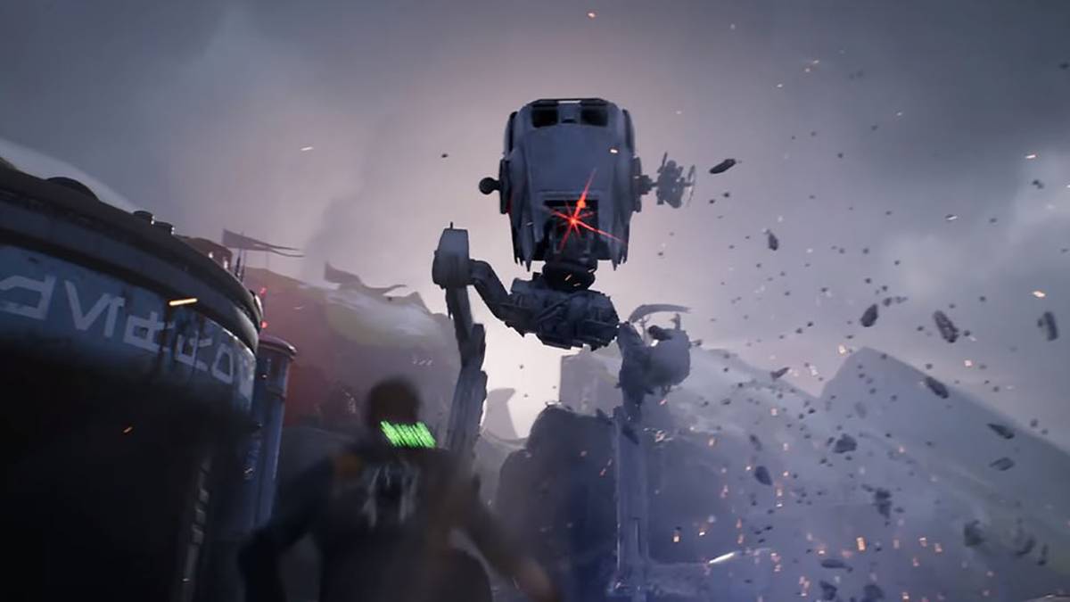 Star Wars Fallen Order AT-ST fight