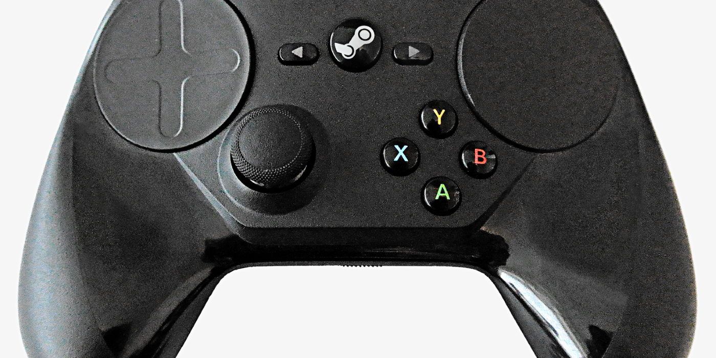 steam controller front facing