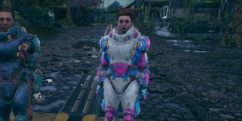 The Sugarops Elite Armor in The Outer Worlds