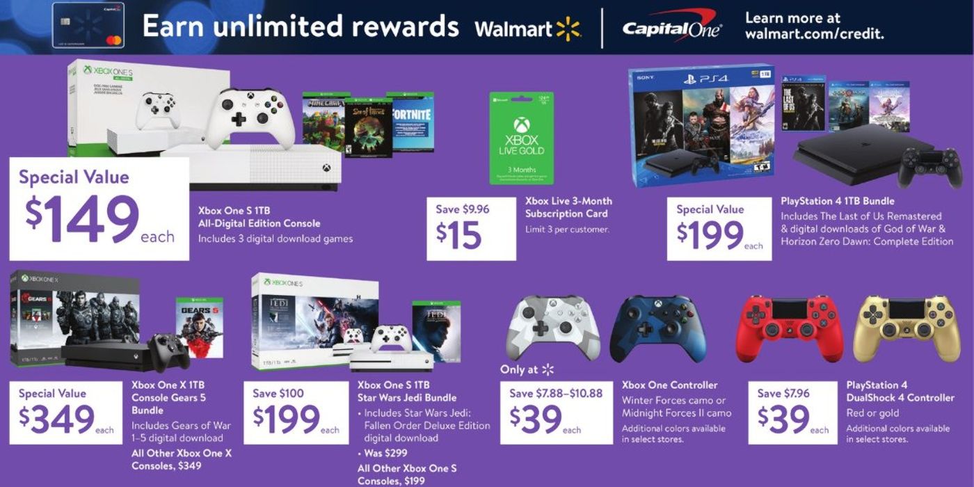 Walmart Black Friday Sale Teases Discounts on PS4 Xbox One and New Releases