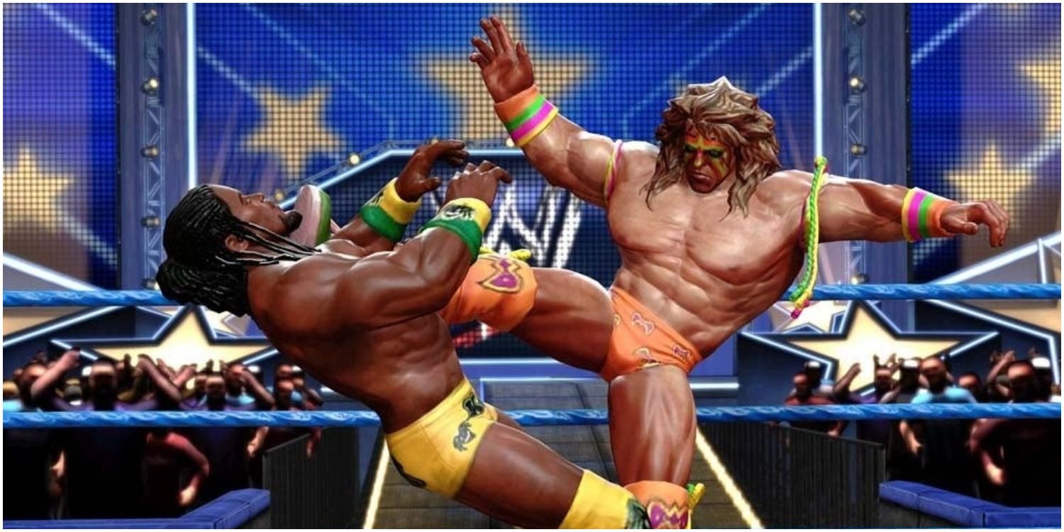 Ultimate Warrior gives Kofi the big boot