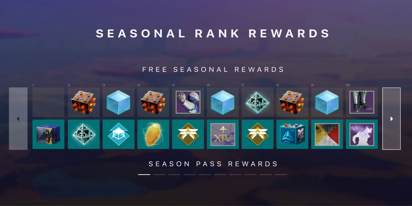 destiny 2 season pass rewards