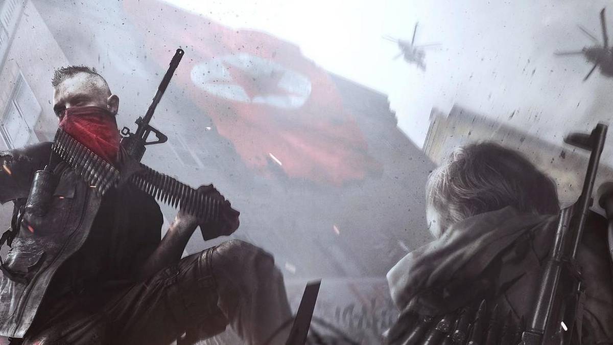 Homefront: The Revolution - promotional image of characters in mid-combat