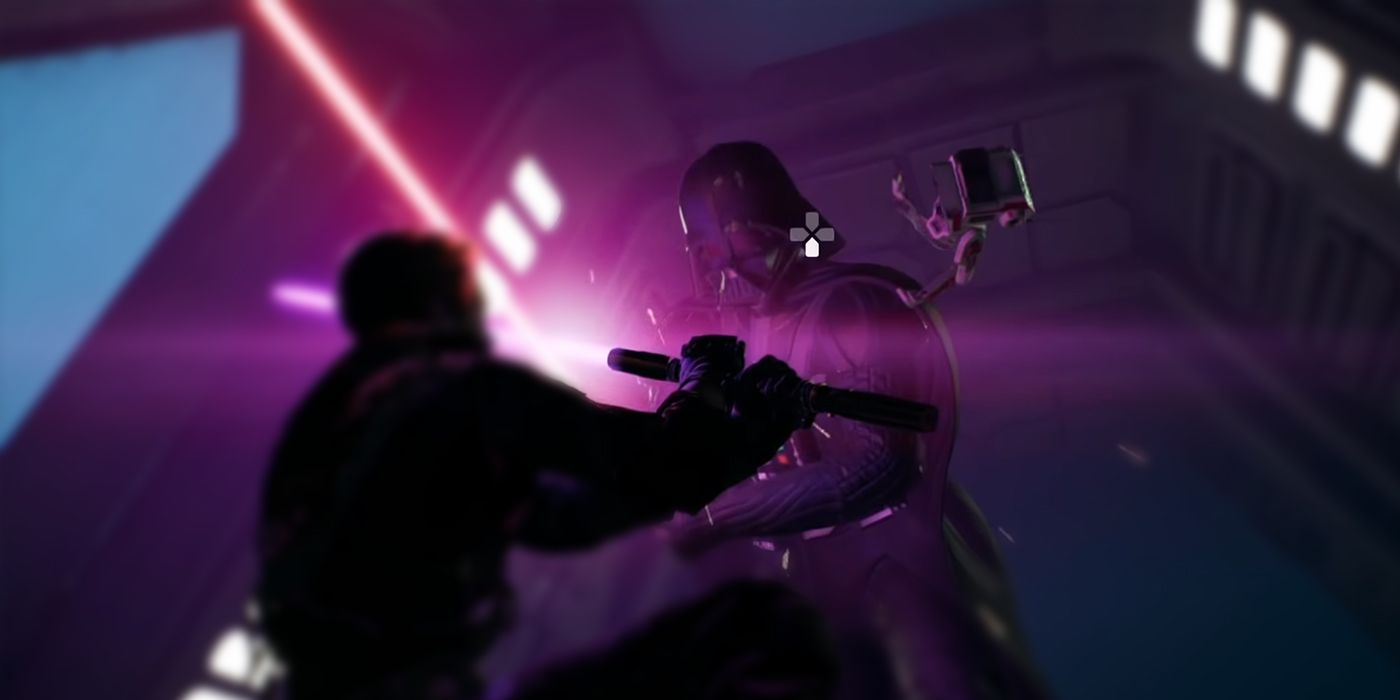 Jedi Fallen Order Screenshot Of Cal and Vader Duel