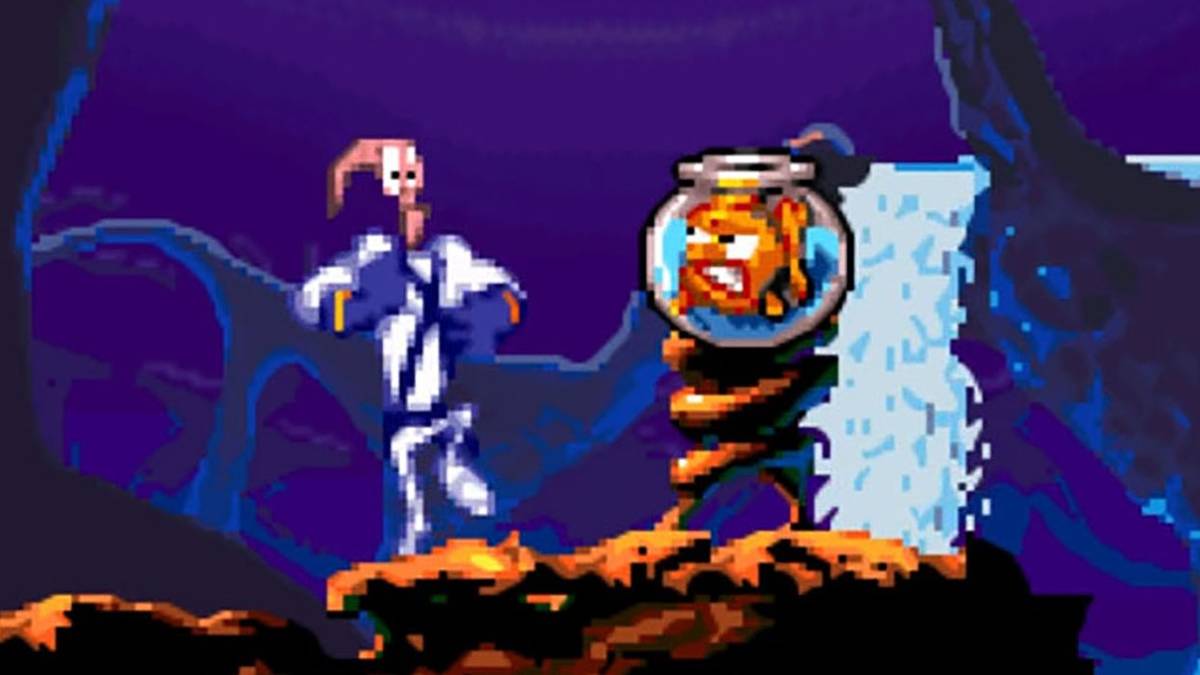 Earthworm Jim Bob Killer Goldfish