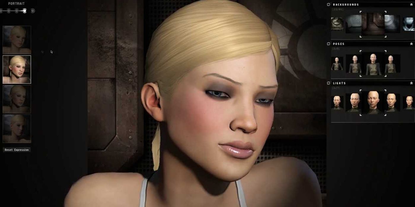 Eve Online character creation screen