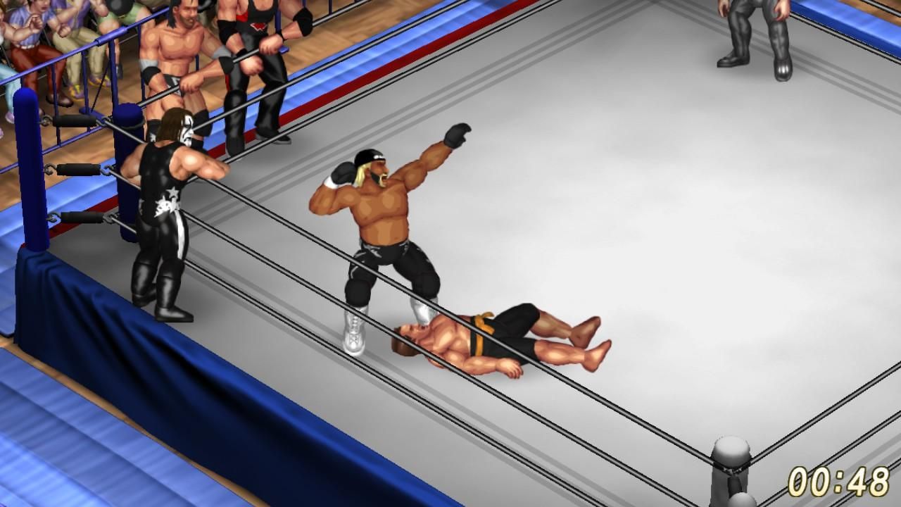 WWE and WCW stars Sting and Hulk Hogan recreated in Fire Pro Wrestling World