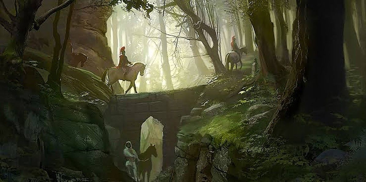 image of the Forest Isles concept art in Assassin's Creed Odyssey