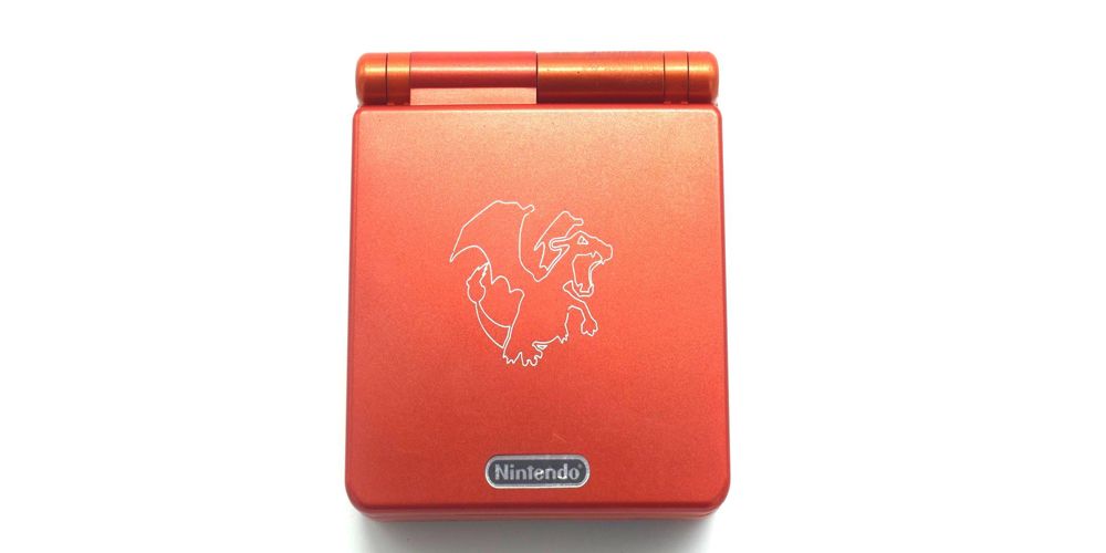 Game Boy Advance SP Pokemon Center Charizard Console