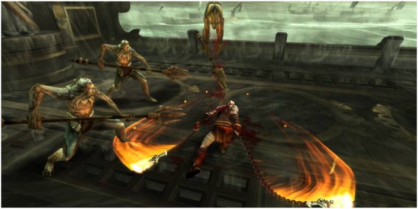 Combat in God Of War: Ghost Of Sparta