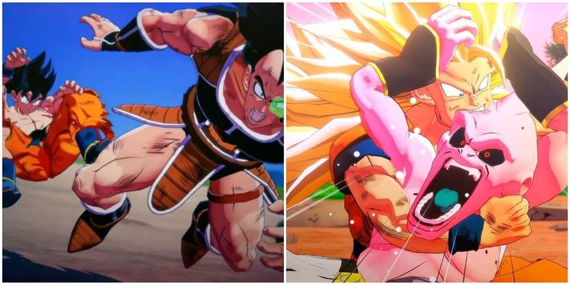 Goku's Battle with Raditz and Kid Buu