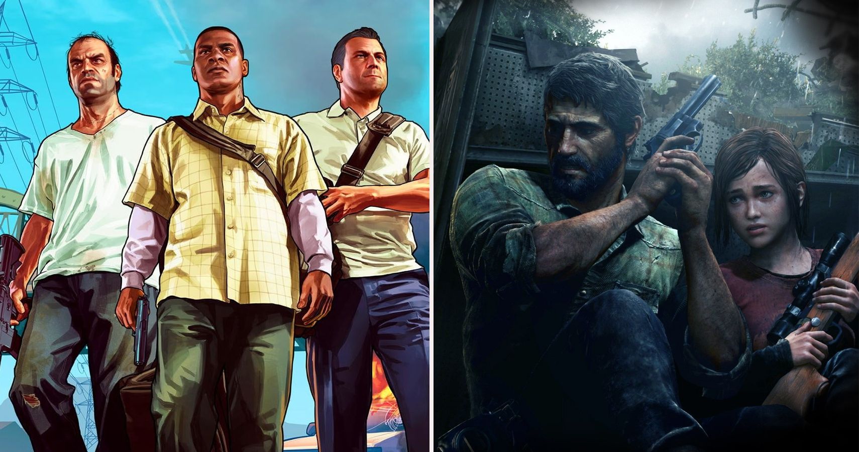 Grand Theft Auto 5 and The Last of Us Featured