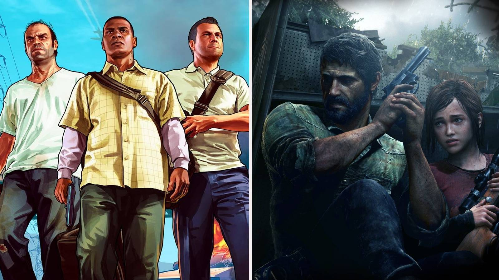 Grand Theft Auto 5 and The Last of Us Featured