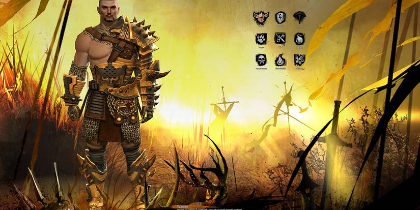 Guild Wars 2 character creation screen
