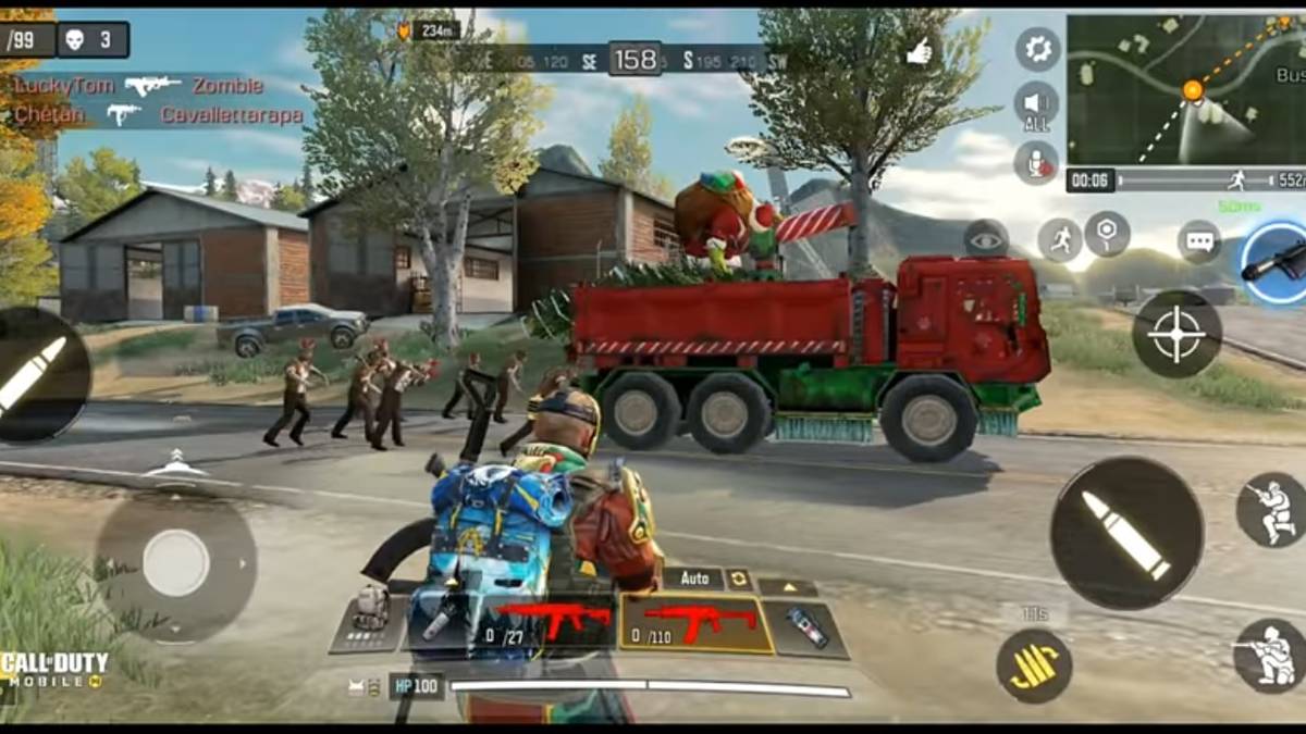 How to Find and Kill Zombie Santa in Call of Duty Mobile