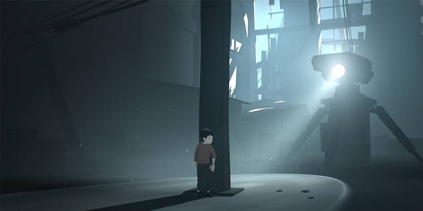 Inside - Protagonist hiding from light