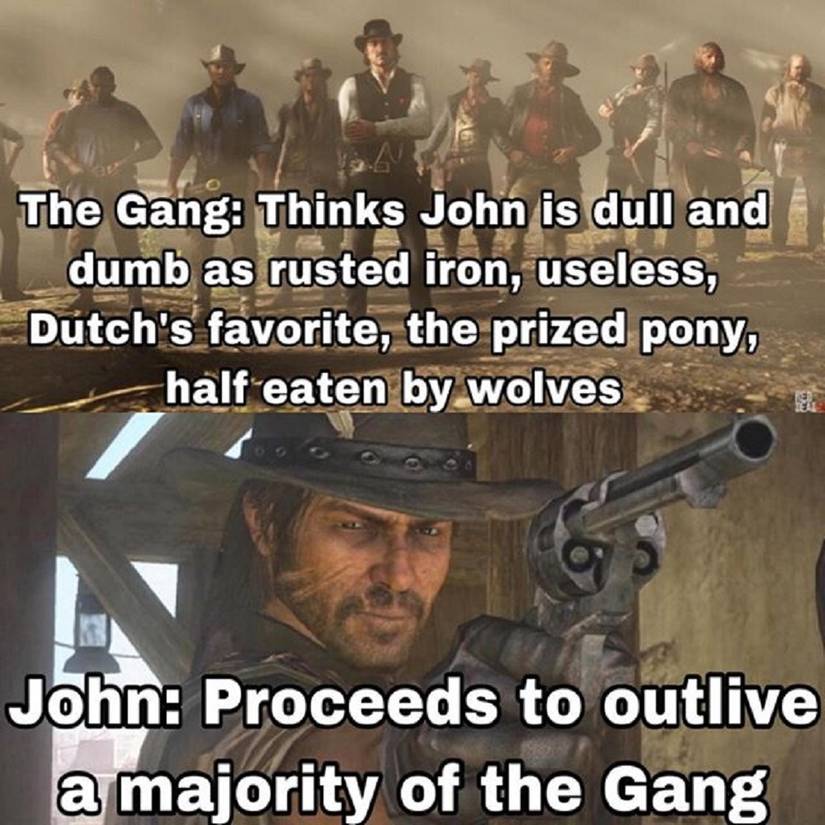 John outliving everyone meme