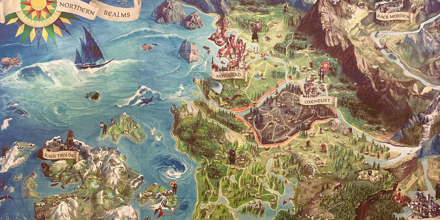 The Witcher 3: A Beautiful Map Of The Northern Realms