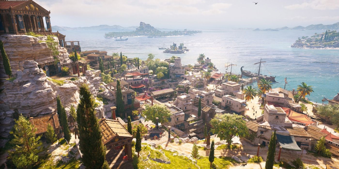 image of Mykonos City in Assassin's Creed Odyssey
