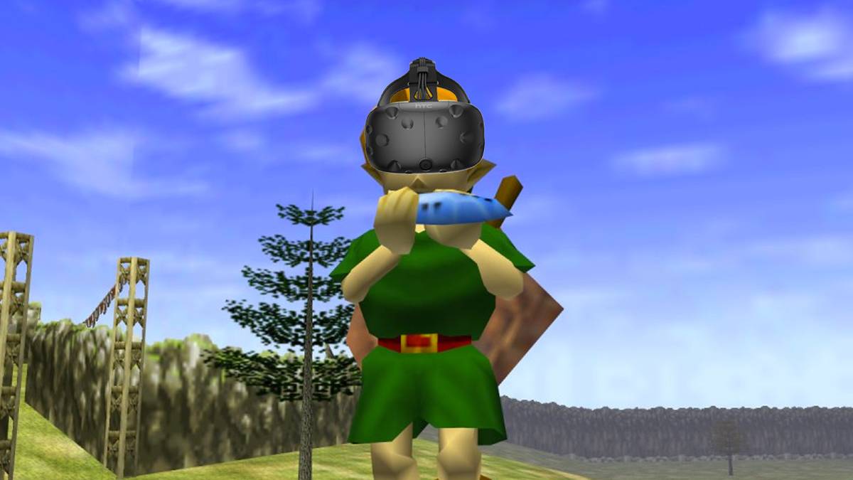 Kaze Emanuar created Ocarina of Time Mod in VR and SwankyBox live in it for 24 hours