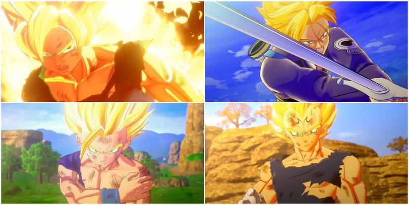 Playable Saiyans in Dragon Ball Kakarot