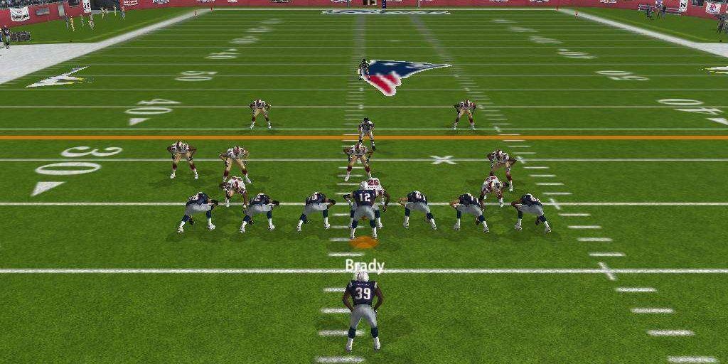 Player formation in Madden NFL 2005